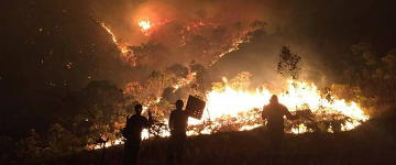 Incêndio devasta Chapada dos Veadeiros e vidas correm perigo