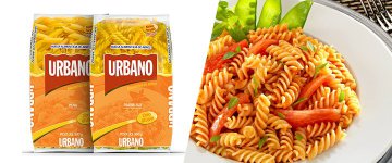 Urbano retira ovos de seu macarrão sem glúten de baixo custo e o produto se torna vegano